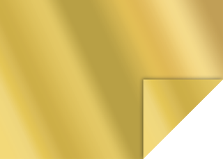 Aluminium Card, 50 × 70 cm, 250 gsm, gold-coloured