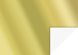 Mirror Card, 50 × 70 cm, 240 gsm, gold-coloured