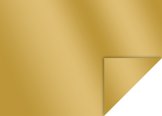 Coloured Paper, 50 × 70 cm, 130 gsm, gold-coloured matt