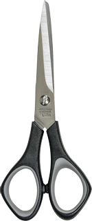 Craft Scissors 14 cm bow colour: black/gre