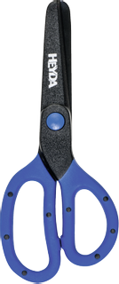 Safety Scissors 13 cm bow colour: blu