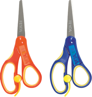 Children's Scissors Soft-Touch, sorted