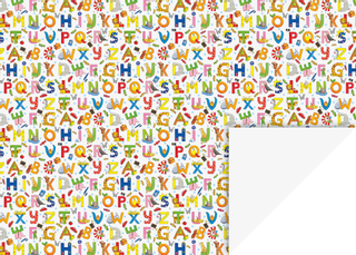 Motivkarton Kids Color "Buchstaben" 50 x 70 c