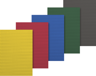 Bastelwellkarton 25 x 35 cm gelb, rot, grün, blau, schwar