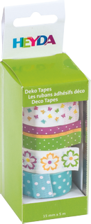 Deco Tapes "Flowers" each roll 5 m x 15 m