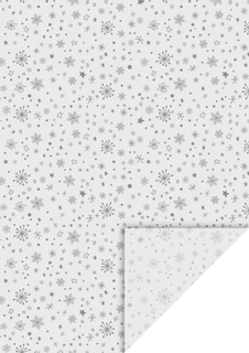 Faltblätter-Set transparent „Sterne“, A4, 90 g/m², silberfarben