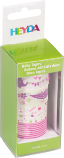 Rubans adhésifs déco « Baby », rose