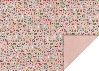 Motivkarton „Patches Xmas“, 50 × 70 cm, 300 g/m²