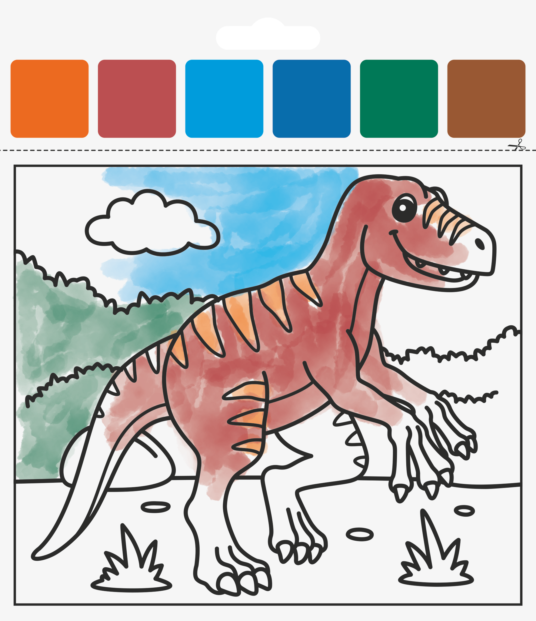 Colouring Set - Dinosaur Colouring Set - Dinosaur