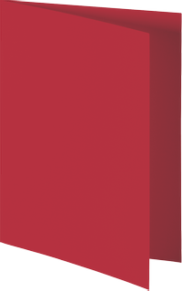 Folded Card | A6, 105×148 mm, 230 gsm, medium red