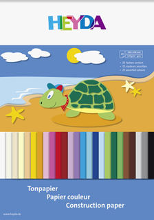 Coloured Paper Super-Pad 24 x 34 cm 25 colour