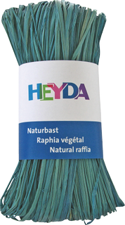 Raphia naturel, bleu pastel, 50 g