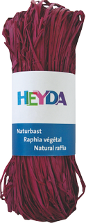 Raphia naturel, bordeaux, 50 g