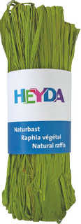 Raphia naturel, vert tilleul, 50 g