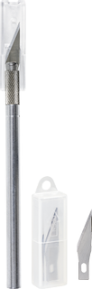 Creative Pen Cutter 14.5 cm silver-coloured gloss