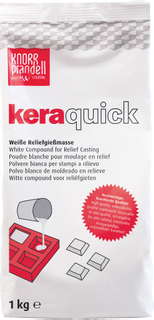 Casting Material keraquick, white, 1 kg