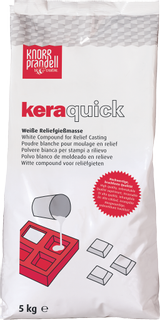 Poudre de moulage keraquick, blanc, 5 kg