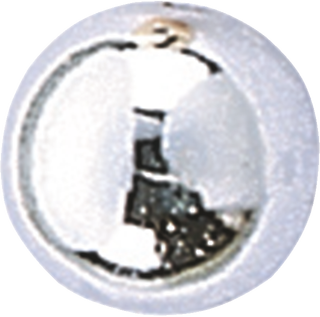 Wachsperlen „Rundperle“ | Ø 12 mm, silberfarben, 7 Stück