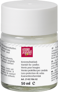 Kerzenschutzlack, transparent, 50 ml