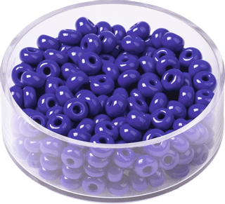 Bohemian Rocailles Beads, ultramarine, 17 g