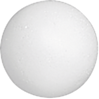 Styrofoam Ball Set, white, 6 piece(s)