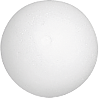 Styrofoam Ball Set, white, 6 piece(s)