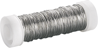 Enamelled Wire, Ø 0,5 mm, silver-coloured, 50 m