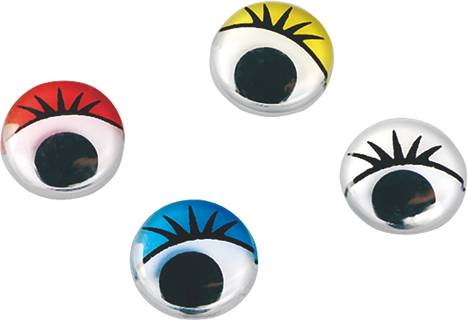 Wobbly Eyes round | round, Ø 12 mm, 20 piece(s)