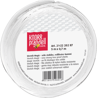 Clear Elastic String : Knorr Prandell : Stretchy Rubber Cord