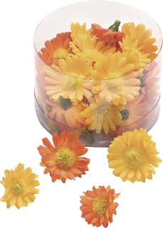Dekostreu Blumen „Margeriten“, 25 - 30 mm, 40 Stück