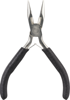 Flat Pliers with Wire Cutter, black