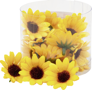 Table Scatter Decoration Flowers “Sunflowers”, 35 mm, yellow, 22 piece(s)