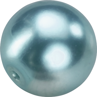 Glaswachsperlen Ø 6 mm himmelbla