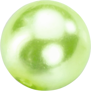 , Ø 6 mm, may green, 50 piece