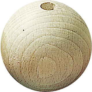 Untreated Wooden Balls, natural, 118 piece(s)