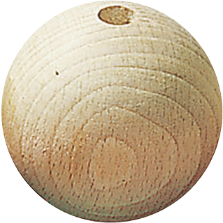 Untreated Wooden Balls, natural, 10 piece(s)