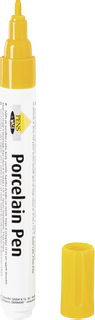 Porcelain Pen golden yello
