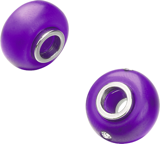 Polaris Big-Hole Bead Mix, purple