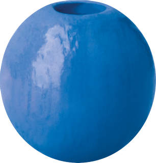 Holzperlen | rund, Ø 6 mm, blau, 125 Stück