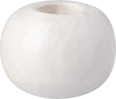 Wooden Beads | round, Ø 4 mm, white, 165 piece(s)
