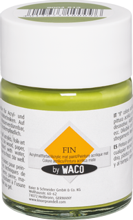 Peinture acrylique mate « FIN », réséda, 50 ml