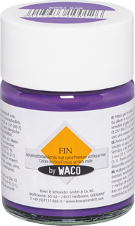 Peinture acrylique mate « FIN », violet, 50 ml