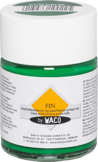 Peinture acrylique mate « FIN », vert foncé, 50 ml