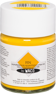 Acrylmattfarbe „FIN“ | goldgelb, 50 ml