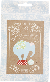 Tilda Patchwork paper elephant Circus