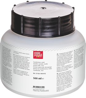 Transferlack matt | transparent, 500 ml